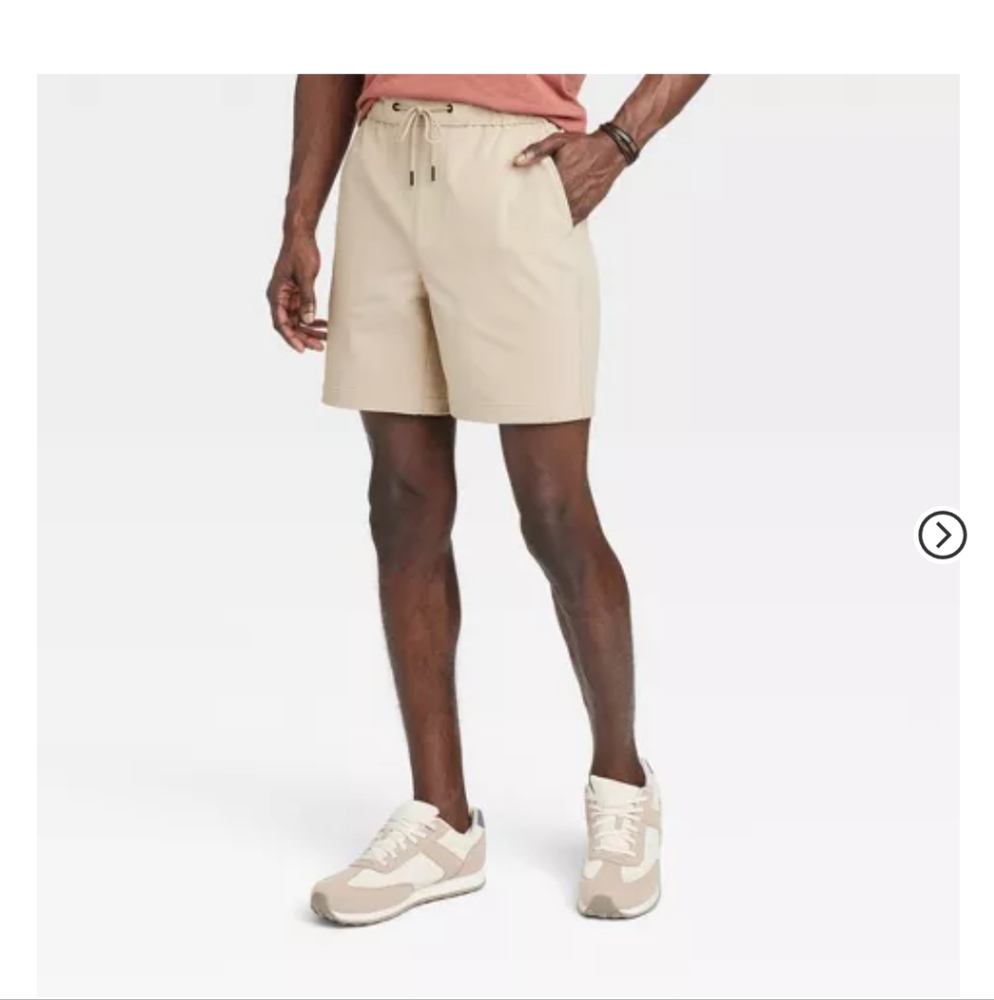 NWoT Goodfellow & Co men's tan shorts, medium